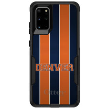DistinctInk™ OtterBox Commuter Series Case for Apple iPhone or Samsung Galaxy - Orange Navy Broncos