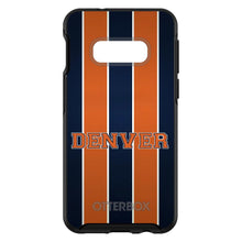 DistinctInk™ OtterBox Symmetry Series Case for Apple iPhone / Samsung Galaxy / Google Pixel - Orange Navy Broncos