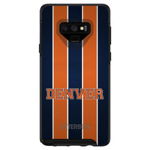 DistinctInk™ OtterBox Symmetry Series Case for Apple iPhone / Samsung Galaxy / Google Pixel - Orange Navy Broncos