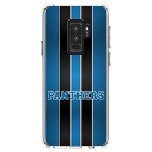 DistinctInk® Clear Shockproof Hybrid Case for Apple iPhone / Samsung Galaxy / Google Pixel - Blue Black Panthers