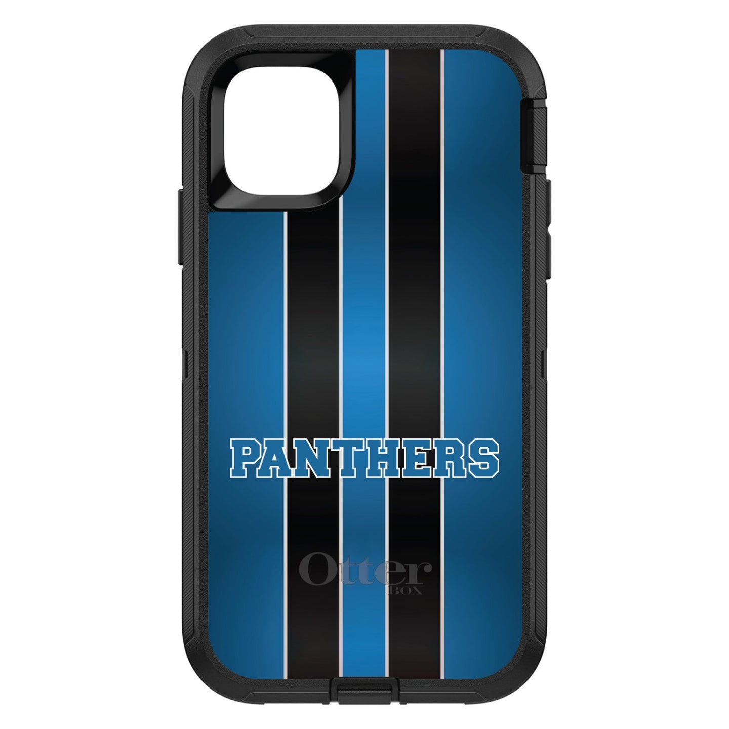 DistinctInk™ OtterBox Defender Series Case for Apple iPhone / Samsung Galaxy / Google Pixel - Blue Black Panthers