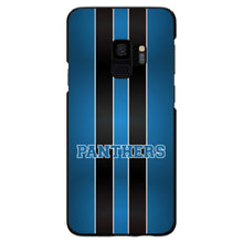 DistinctInk® Hard Plastic Snap-On Case for Apple iPhone or Samsung Galaxy - Blue Black Panthers