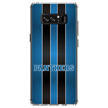 DistinctInk® Clear Shockproof Hybrid Case for Apple iPhone / Samsung Galaxy / Google Pixel - Blue Black Panthers