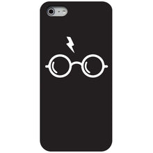 DistinctInk® Hard Plastic Snap-On Case for Apple iPhone or Samsung Galaxy - Potter-inspired Glasses