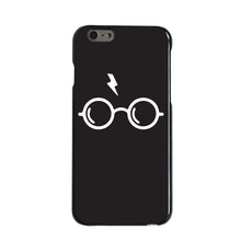 DistinctInk® Hard Plastic Snap-On Case for Apple iPhone or Samsung Galaxy - Potter-inspired Glasses