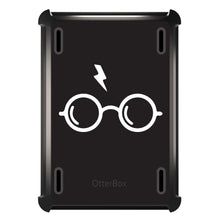 DistinctInk™ OtterBox Defender Series Case for Apple iPad / iPad Pro / iPad Air / iPad Mini - Potter-inspired Glasses