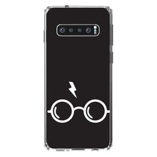 DistinctInk® Clear Shockproof Hybrid Case for Apple iPhone / Samsung Galaxy / Google Pixel - Potter-inspired Glasses