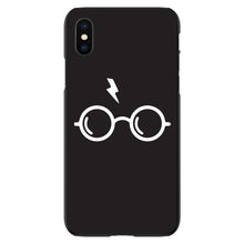 DistinctInk® Hard Plastic Snap-On Case for Apple iPhone or Samsung Galaxy - Potter-inspired Glasses