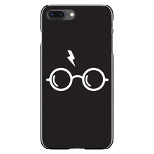 DistinctInk® Hard Plastic Snap-On Case for Apple iPhone or Samsung Galaxy - Potter-inspired Glasses