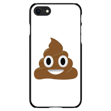 DistinctInk® Hard Plastic Snap-On Case for Apple iPhone or Samsung Galaxy - Poop Emoji