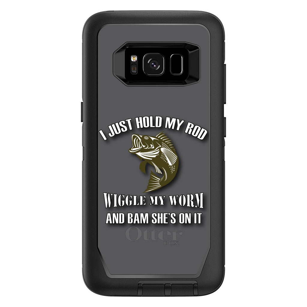 Fishing, Wiggle My Worm OtterBox Defender Case for iPhone & Galaxy, view 12