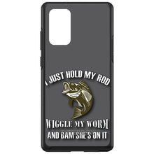 DistinctInk™ OtterBox Symmetry Series Case for Apple iPhone / Samsung Galaxy / Google Pixel - Fishing - Wiggle My Worm