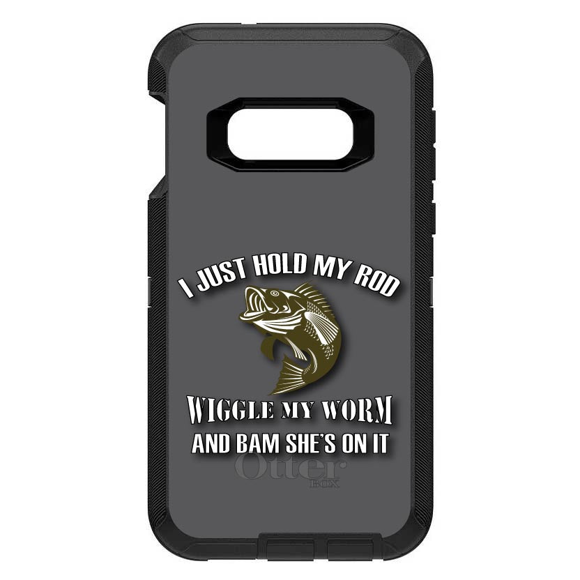 Fishing, Wiggle My Worm OtterBox Defender Case for iPhone & Galaxy, view 10