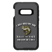 DistinctInk™ OtterBox Defender Series Case for Apple iPhone / Samsung Galaxy / Google Pixel - Fishing - Wiggle My Worm