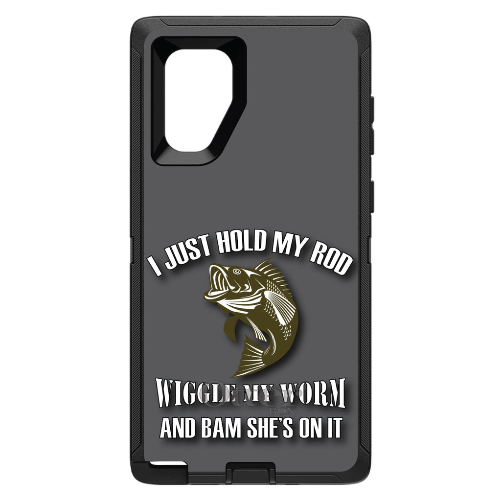 Fishing, Wiggle My Worm OtterBox Defender Case for iPhone & Galaxy, view 15