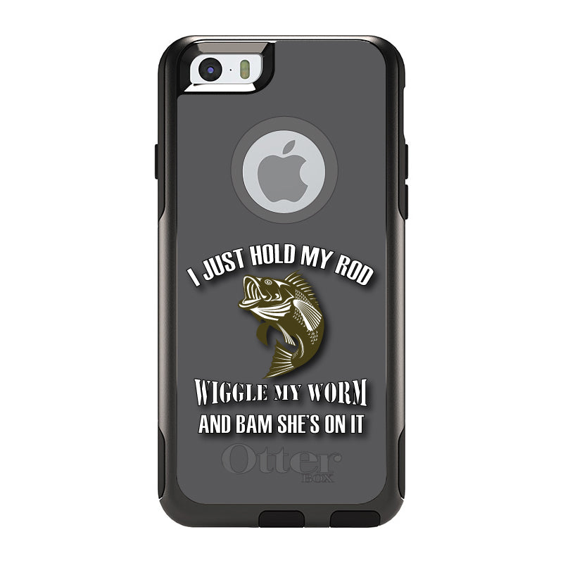 Fishing, Wiggle My Worm OtterBox Commuter Case for iPhone & Galaxy, view 4