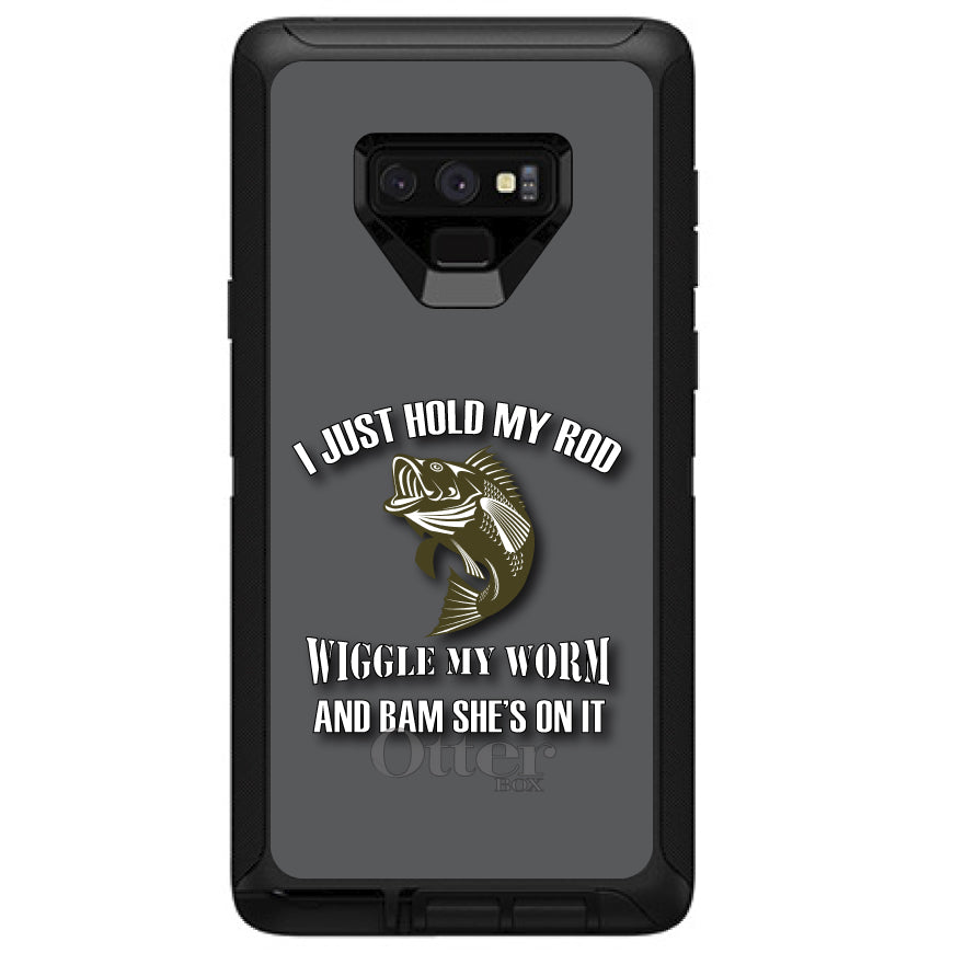 Fishing, Wiggle My Worm OtterBox Defender Case for iPhone & Galaxy, view 16