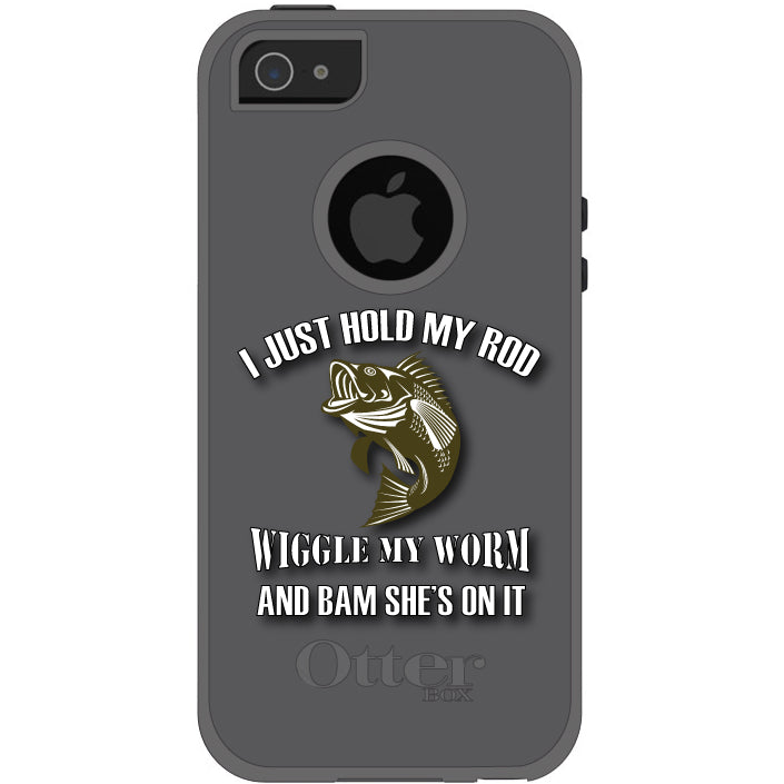 Fishing, Wiggle My Worm OtterBox Commuter Case for iPhone & Galaxy, view 5
