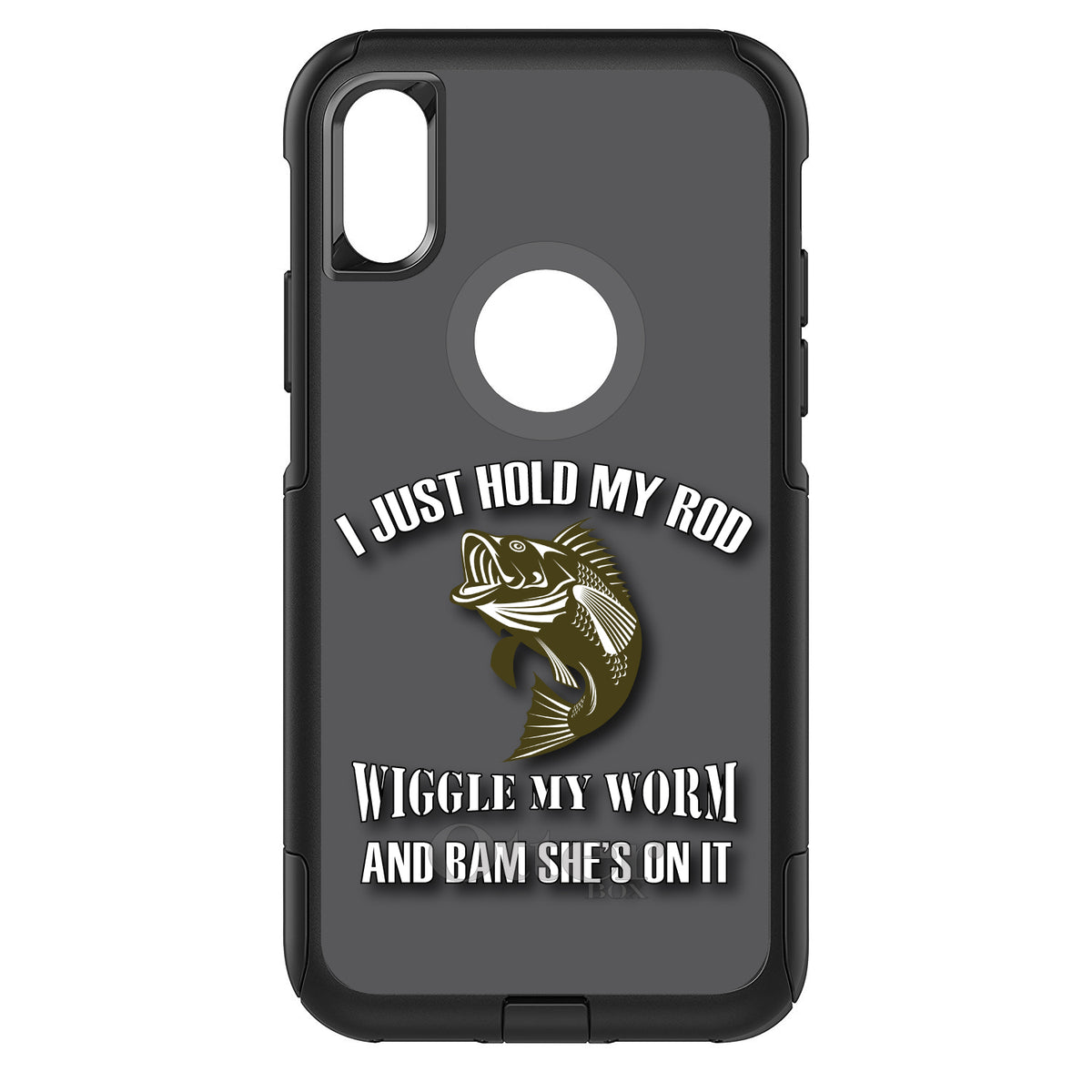 Fishing, Wiggle My Worm OtterBox Commuter Case for iPhone & Galaxy, view 3