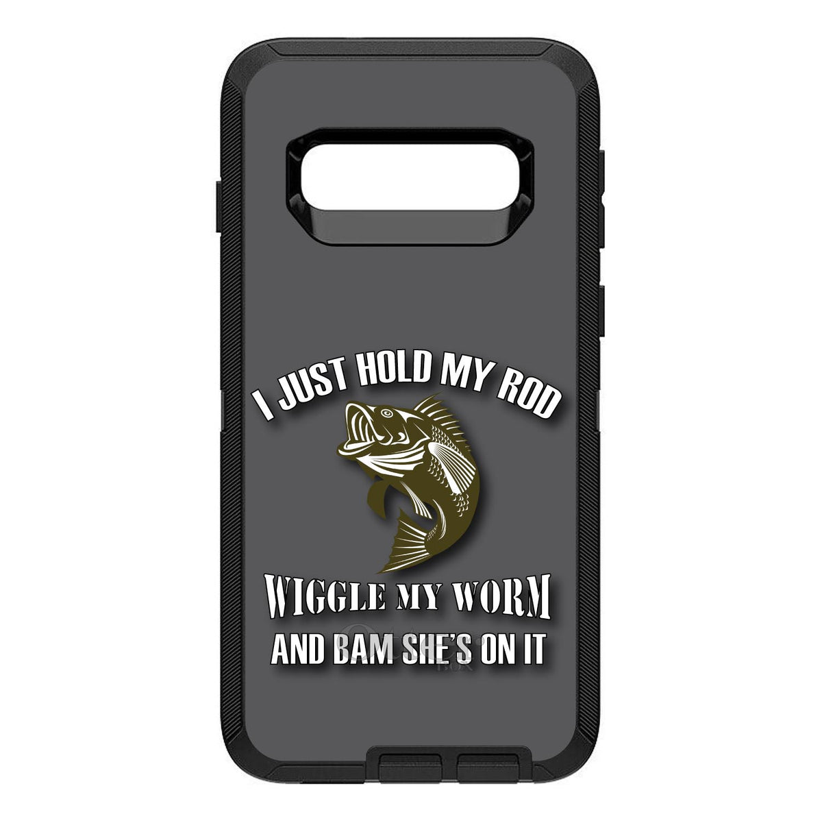 Fishing, Wiggle My Worm OtterBox Defender Case for iPhone & Galaxy, view 9