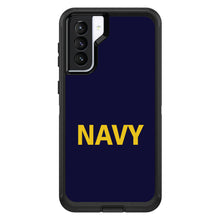 DistinctInk™ OtterBox Defender Series Case for Apple iPhone / Samsung Galaxy / Google Pixel - Yellow Navy