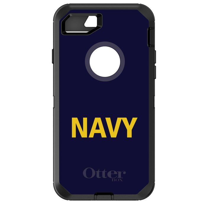 DistinctInk™ OtterBox Defender Series Case for Apple iPhone / Samsung Galaxy / Google Pixel - Yellow Navy