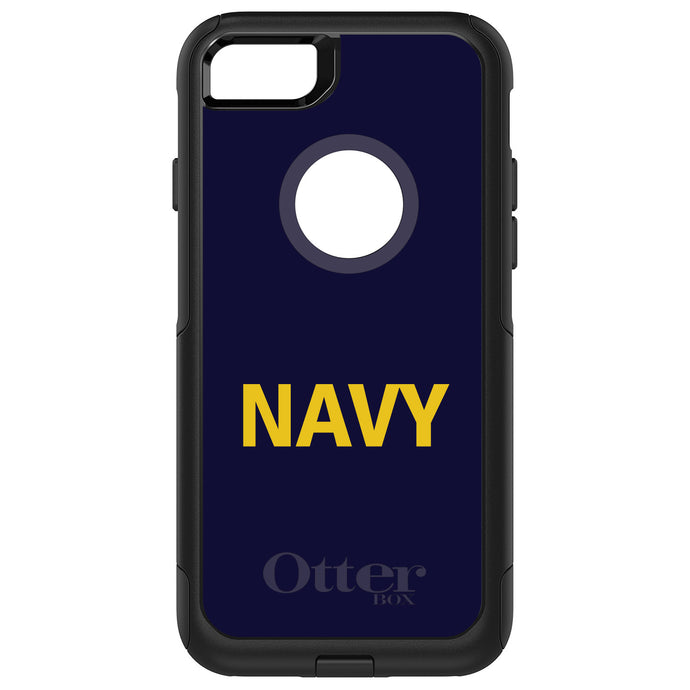 DistinctInk OtterBox Commuter Series Case for Apple iPhone or Samsung Galaxy - Yellow Navy