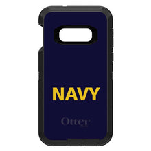 DistinctInk™ OtterBox Defender Series Case for Apple iPhone / Samsung Galaxy / Google Pixel - Yellow Navy