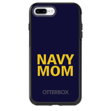 DistinctInk™ OtterBox Symmetry Series Case for Apple iPhone / Samsung Galaxy / Google Pixel - Yellow Navy Mom