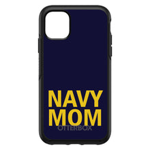 DistinctInk™ OtterBox Symmetry Series Case for Apple iPhone / Samsung Galaxy / Google Pixel - Yellow Navy Mom