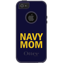DistinctInk™ OtterBox Commuter Series Case for Apple iPhone or Samsung Galaxy - Yellow Navy Mom