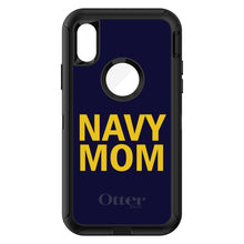 DistinctInk™ OtterBox Defender Series Case for Apple iPhone / Samsung Galaxy / Google Pixel - Yellow Navy Mom