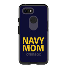 DistinctInk™ OtterBox Symmetry Series Case for Apple iPhone / Samsung Galaxy / Google Pixel - Yellow Navy Mom
