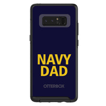 DistinctInk™ OtterBox Symmetry Series Case for Apple iPhone / Samsung Galaxy / Google Pixel - Yellow Navy Dad