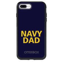 DistinctInk™ OtterBox Symmetry Series Case for Apple iPhone / Samsung Galaxy / Google Pixel - Yellow Navy Dad
