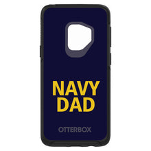 DistinctInk™ OtterBox Symmetry Series Case for Apple iPhone / Samsung Galaxy / Google Pixel - Yellow Navy Dad
