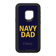 DistinctInk™ OtterBox Defender Series Case for Apple iPhone / Samsung Galaxy / Google Pixel - Yellow Navy Dad