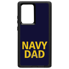 DistinctInk™ OtterBox Defender Series Case for Apple iPhone / Samsung Galaxy / Google Pixel - Yellow Navy Dad
