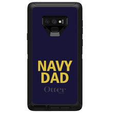 DistinctInk™ OtterBox Defender Series Case for Apple iPhone / Samsung Galaxy / Google Pixel - Yellow Navy Dad