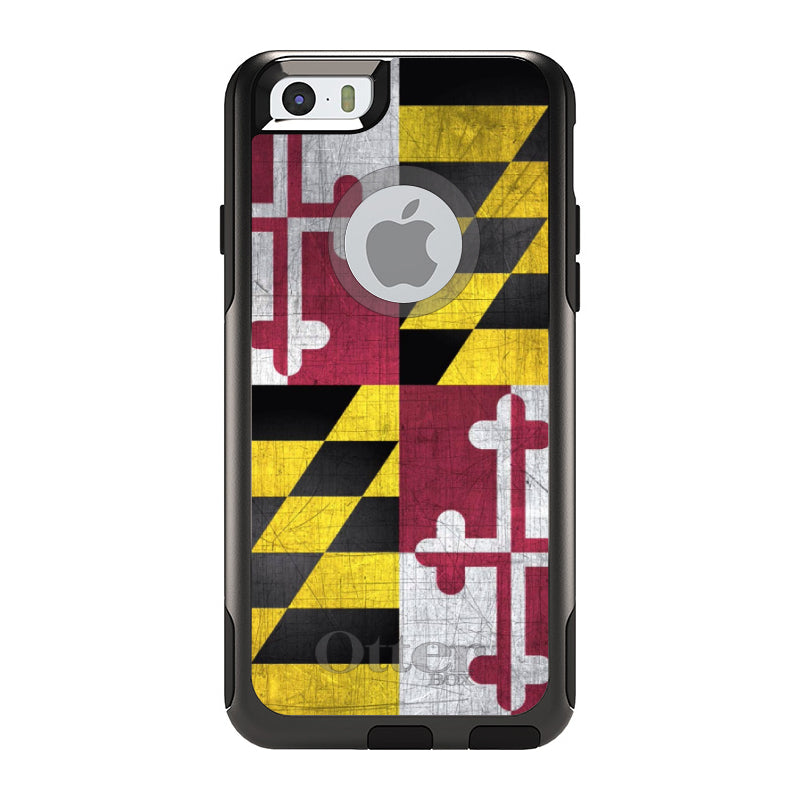 Old Weather Maryland Flag OtterBox Commuter Case for iPhone & Galaxy, view 4