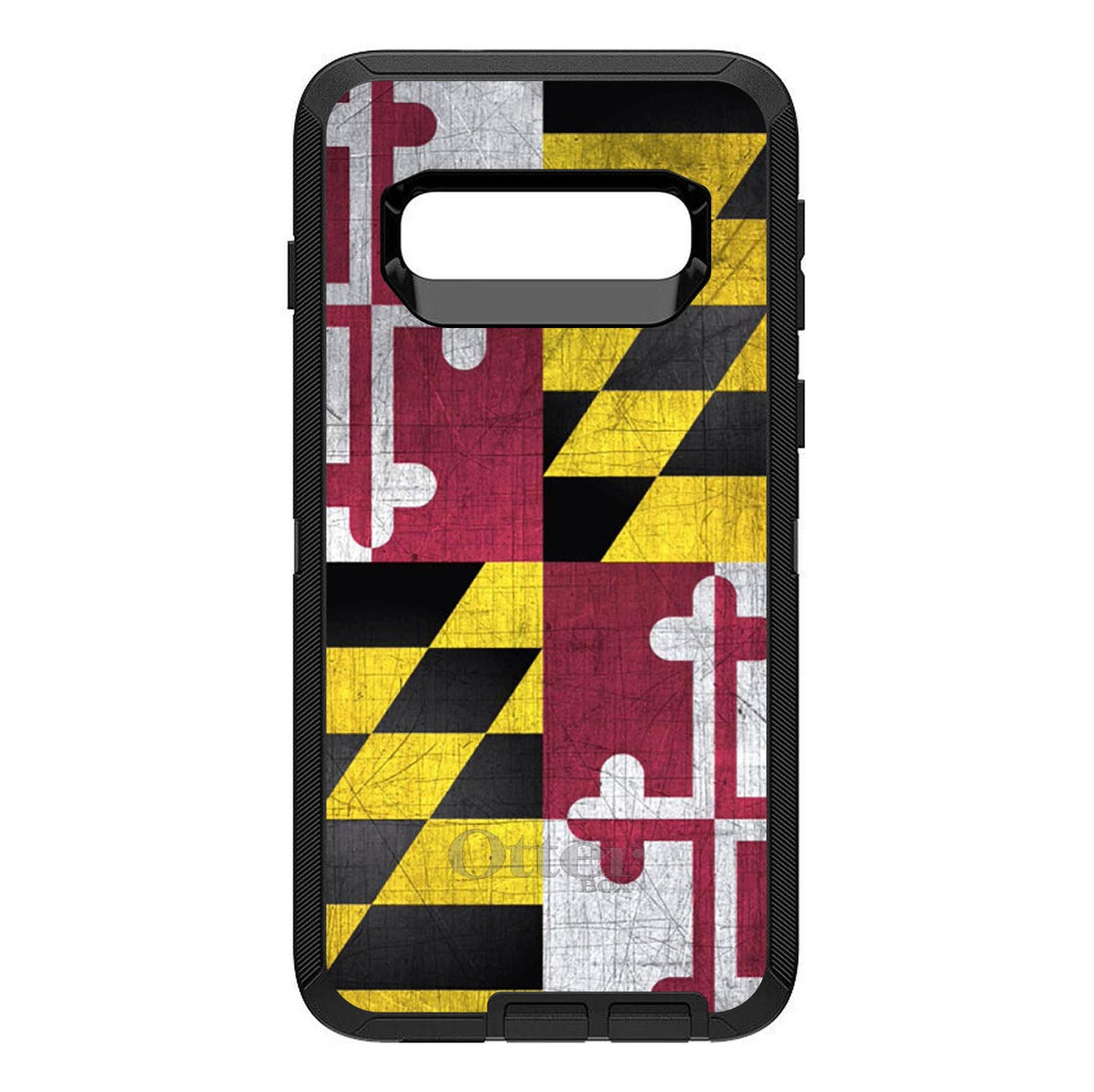 Old Weather Maryland Flag OtterBox Defender Case for iPhone & Galaxy, view 9