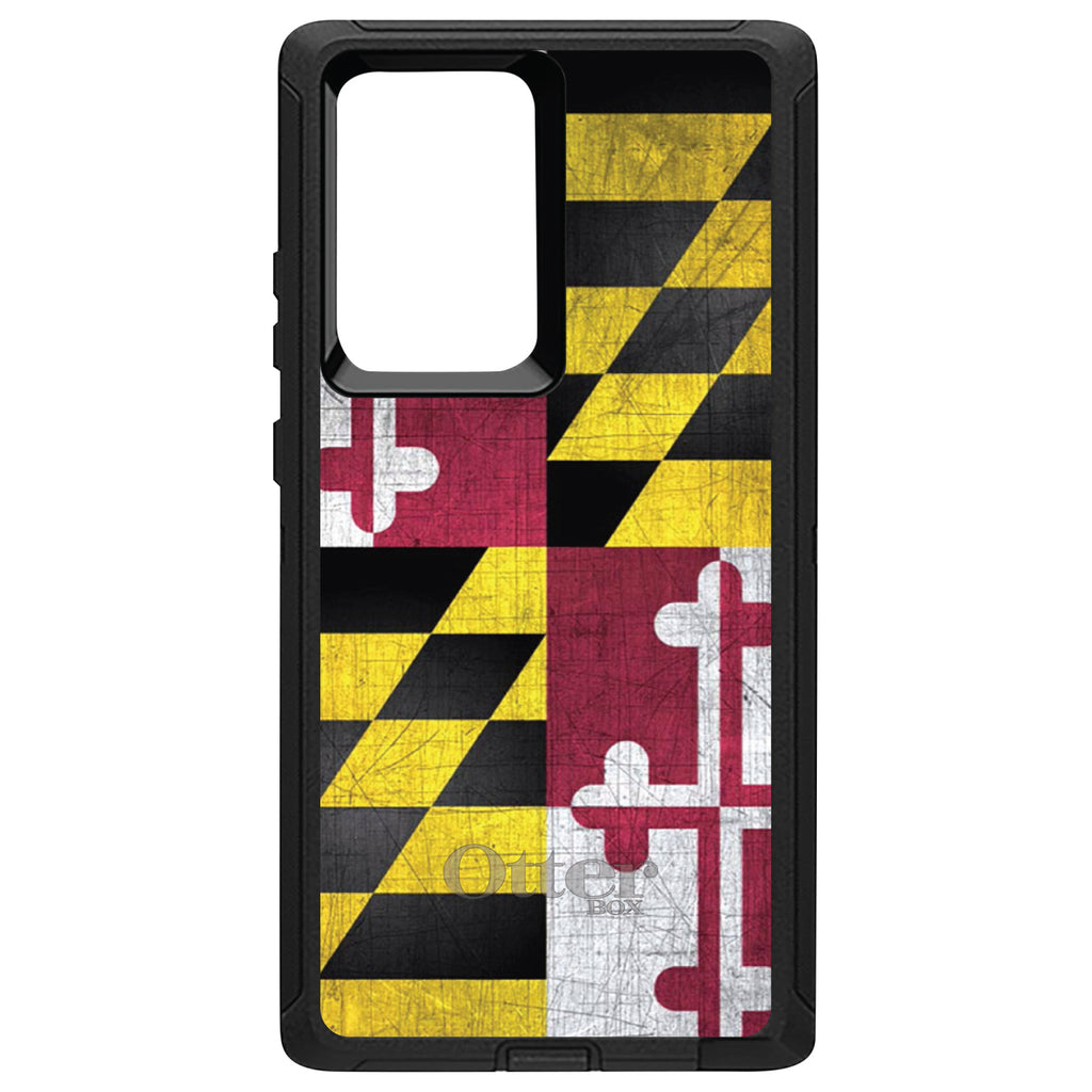 Old Weather Maryland Flag OtterBox Defender Case for iPhone & Galaxy, view 13