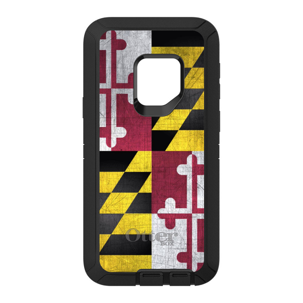 Old Weather Maryland Flag OtterBox Defender Case for iPhone & Galaxy, view 11