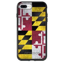 DistinctInk™ OtterBox Symmetry Series Case for Apple iPhone / Samsung Galaxy / Google Pixel - Old Weather Maryland Flag