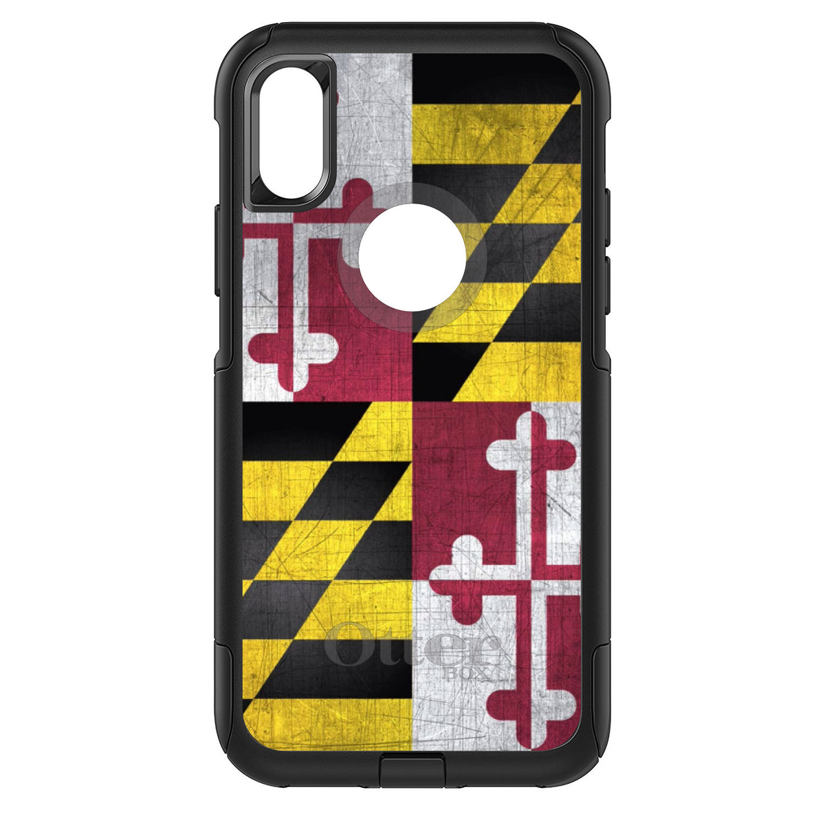 Old Weather Maryland Flag OtterBox Commuter Case for iPhone & Galaxy, view 3