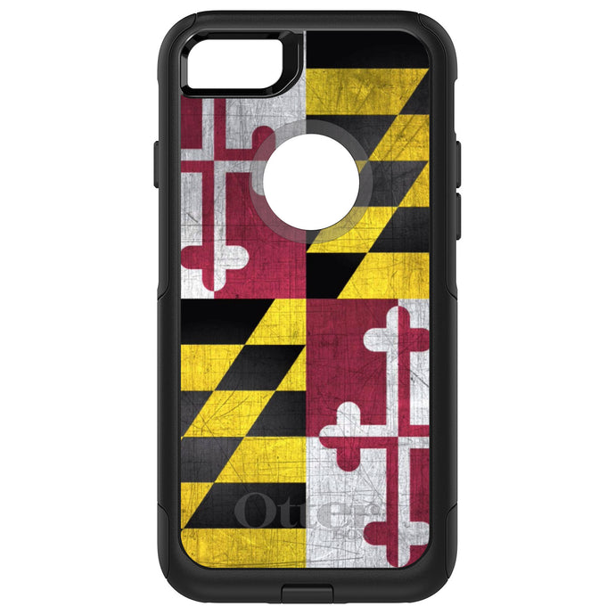 DistinctInk™ OtterBox Commuter Series Case for Apple iPhone or Samsung Galaxy - Old Weather Maryland Flag