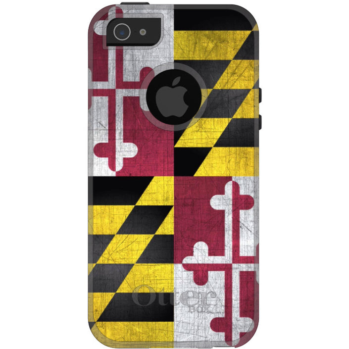 Old Weather Maryland Flag OtterBox Commuter Case for iPhone & Galaxy, view 5