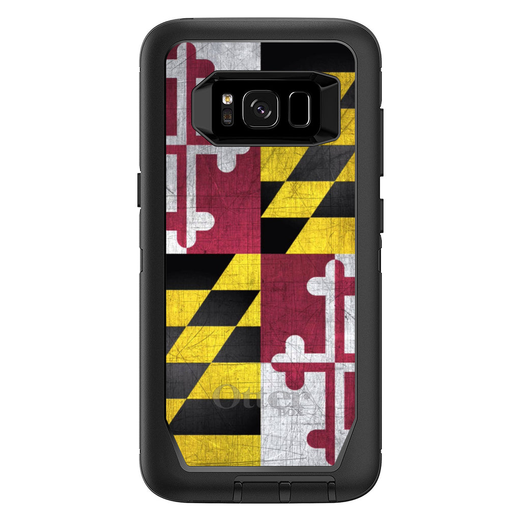 Old Weather Maryland Flag OtterBox Defender Case for iPhone & Galaxy, view 12