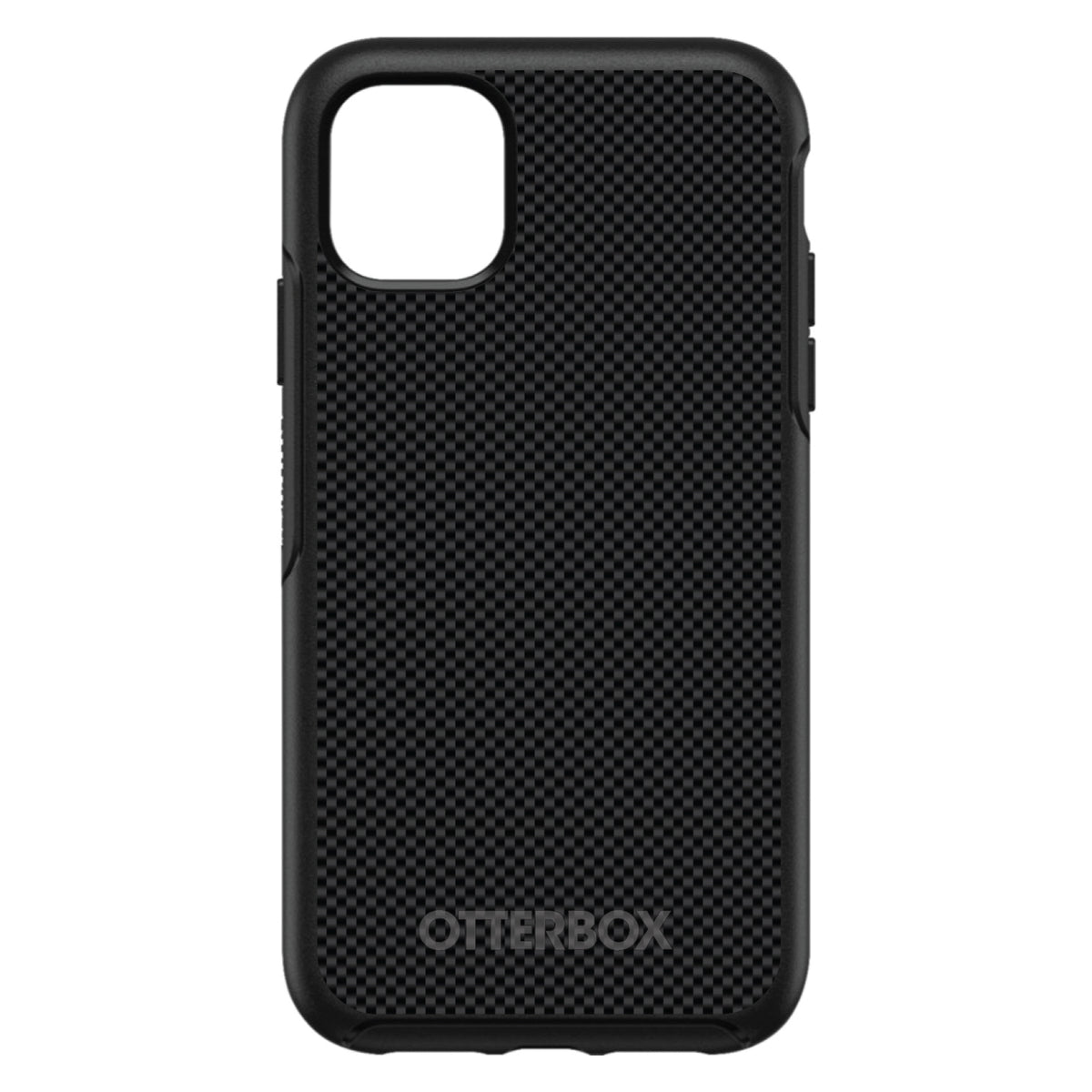Black Grey Carbon Fiber Printed Design OtterBox Symmetry Case for iPhone & Galaxy