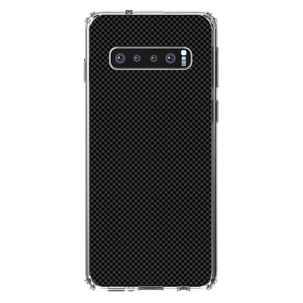 Black Grey Carbon Fiber Printed Design Clear Shockproof iPhone Case, view 16